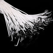 Dainzusyful Tools Wicks Pack for Making Candle With Sustainers Waxed Candle 100 12cm Pre Long LED lightAccessories
